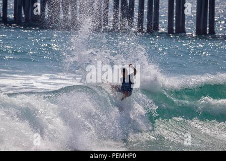 US Open di surf 2018 Kanoa Igarashi Foto Stock