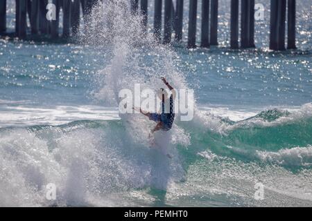 US Open di surf 2018 Kanoa Igarashi Foto Stock