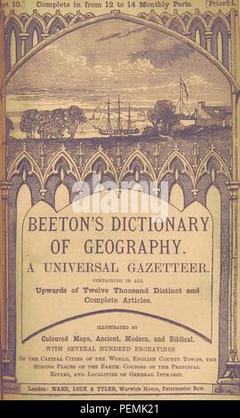 Archivio storico immagine presa da pagina 853 del 'Beeton il dizionario di geografia. Un dizionario geografico universale. Illustrato da mappe, etc' Foto Stock