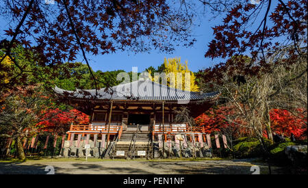 Kyoto, Giappone - 18 Novembre, 2016. Antico Santuario scintoista in autunno a Kyoto, in Giappone. Kyoto è servita come capitale del Giappone e l'imperatore residence da 794 fino a 1 Foto Stock