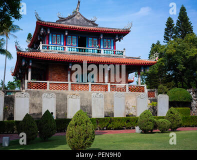 Vista della vecchia Chihkan Tower a Fort provincia in Tainan Taiwan Foto Stock