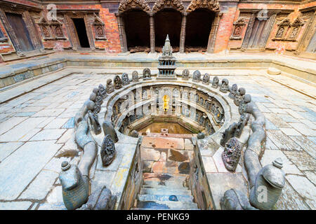 Lalitpur, Hanuman Dhoka Royal Palace, Patan Durbar Square Foto Stock