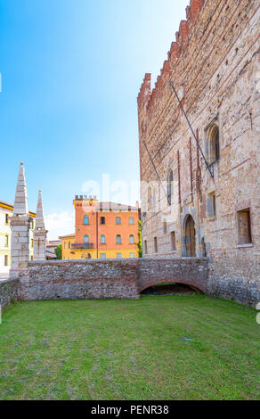 Marostica, Italia - 26 Maggio 2017: il castello inferiore Foto Stock