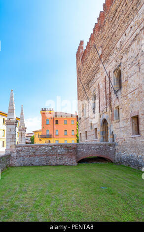 Marostica, Italia - 26 Maggio 2017: il castello inferiore Foto Stock