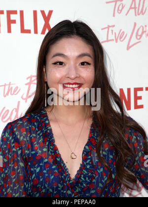 Culver City, Stati Uniti d'America. 16 Ago, 2018. Maia Shibutani, assiste Netflix 'a tutti i ragazzi che ho amato prima dell' Los Angeles speciale proiezione al cinema Arclight Culver City il 16 agosto 2018 di Culver City, California Credit: Faye Sadou/media/punzone Alamy Live News Foto Stock