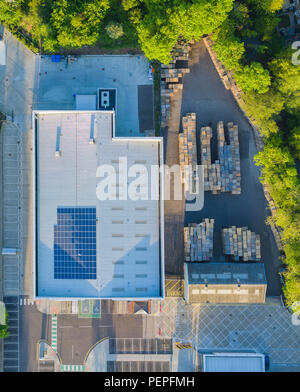 Vista aerea del cannone Lane Retail Park, Tonbridge, Regno Unito Foto Stock