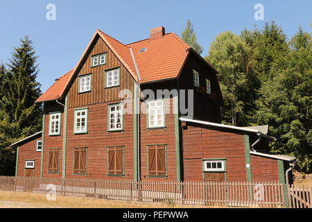 Historische Gebäude in Clausthal-Zellerfeld Foto Stock