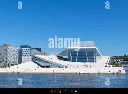 Oslo Opera House (Den Norske Opera & Balletto), Oslo, Norvegia Foto Stock