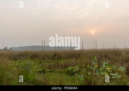 Desparate Urbanigation, Dacca in Bangladesh Foto Stock