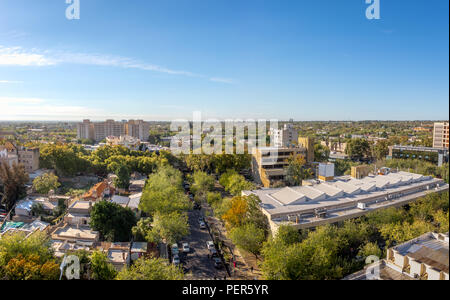 Vista aerea della città di Mendoza - Mendoza, Argentina Foto Stock