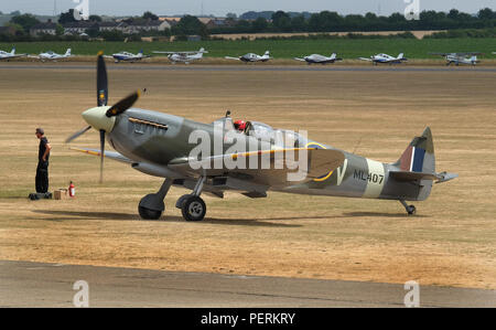 Il Supermarine Spitfire. British famosa seconda guerra mondiale fighter. Foto Stock