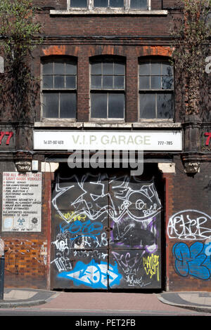 Ex Caird e Rayneri Officina, magazzino e uffici, 777-783 strada commerciale di Londra, Regno Unito Foto Stock