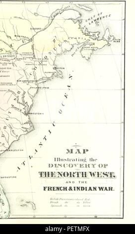 Archivio storico immagine presa da pagina 95 di "La scoperta e la conquista del nord-ovest. Compresi gli inizi della storia di Chicago, Detroit, Vincennes, St. Louis, ecc. [Con piastre e mappe.] (Washington's ufficiale di un tour all'Ohio in 1753. W6337. Foto Stock