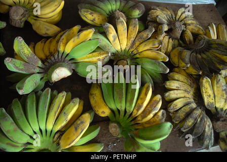 Mercato di frutta e verdura in Prawirotaman distretto di Yogyakarta, Java, Indonesia. Foto Stock