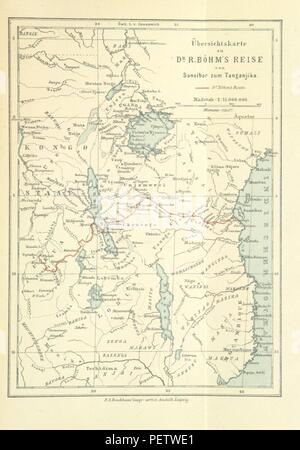 Archivio storico immagine presa da pagina 215 di "Von Sansibar zum Tanganjika. Briefe aus Ostafrika ... Mit einer biographischen Skizze herausgegeben von Herman Schalow. Mit dem Bildniss Böhm's und einer Uebersichtskarte' Foto Stock