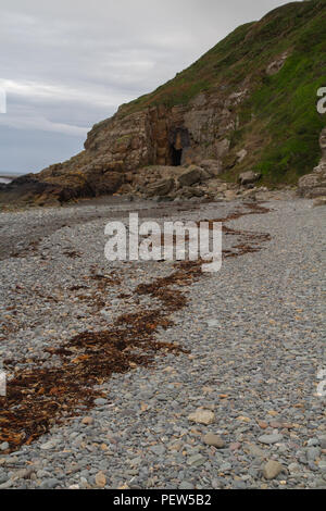 San Ninian's Cave, Scozia Foto Stock