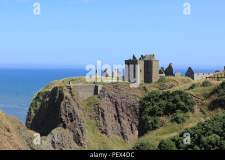Castello di dunnottar Foto Stock