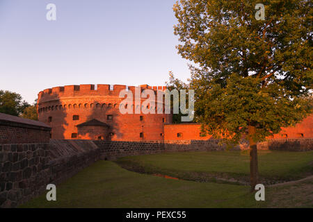 Il Dohnaturm o torre Dohna, Oberteich,città vecchia parete, metà XIX secolo secolo, Amber Museum, Kaliningrad, l'ex Königsberg, l'oblast di Kaliningrad, Russia| Foto Stock