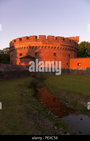 Il Dohnaturm o torre Dohna, Oberteich,città vecchia parete, metà XIX secolo secolo, Amber Museum, Kaliningrad, l'ex Königsberg, l'oblast di Kaliningrad, Russia| Foto Stock