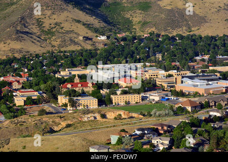 Colorado School of Mines campus in una giornata di sole Foto Stock