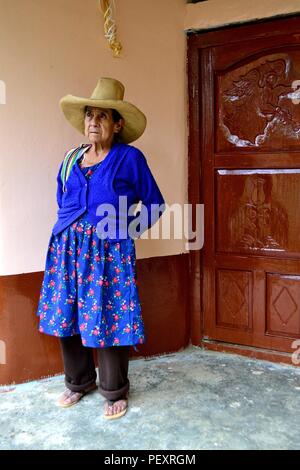 Chiesa - Feste Virgen del Carmen DE LA ZUNGA - Ecuador confine -San Ignacio- Dipartimento di Cajamarca .PERÙ Foto Stock