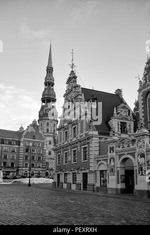 Casa delle Teste Nere, Riga, Lettonia Foto Stock