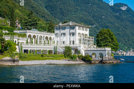 Bellissima villa in Torriggia, Lago di Como, Lombardia, Italia. Foto Stock