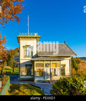 La casa della Norvegia il più famoso compositore di musica, Edvard Grieg Foto Stock