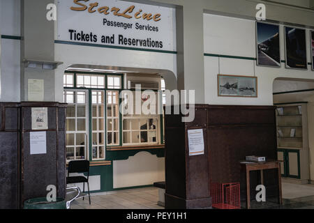 WINDHOEK NAMIBIA - Maggio11 2018; alla vecchia stazione ferroviaria e il museo. Foto Stock