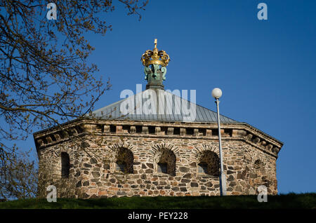 Skasen Kronan un museo a Gothenburg Svezia situato in cima a una collina Foto Stock