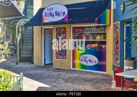 Per lecca-lecca colorati Shop Fremantle Markets Foto Stock