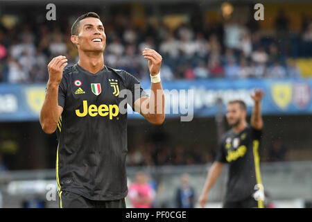 Cristiano Ronaldo Juventus Verona 18-08-2018 Stadio Bentegodi calcio calcio di Serie A 2018/2019 Chievo Verona - Juventus Foto Andrea Staccioli Insidefoto / Foto Stock