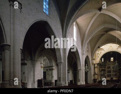 INTERIOR DE LA CATEDRAL de Valencia - SIGLO XIII/XIV. Posizione: CATEDRAL-interno, Spagna. Foto Stock