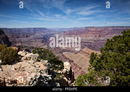 AZ00317-00...ARIZONA - Vista del fiume Colorado dal punto Navajo nel Parco Nazionale del Grand Canyon. Foto Stock