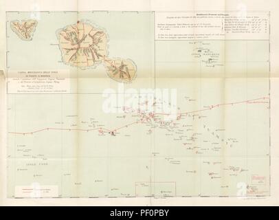 Immagine dalla pagina 13 del "viaggio di circumnavigazione della reggia corvetta "Caracciolo," comandante C. de Amezaga, negli anni 1881-82-83-84' Foto Stock