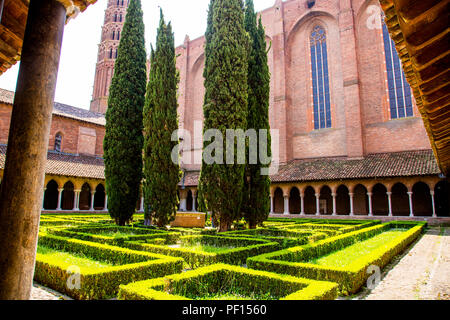Area di chiostri del convento des giacobini in Toulouse Francia Foto Stock