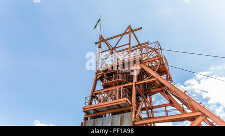 Big Pit sito industriale in Galles, Regno Unito Foto Stock