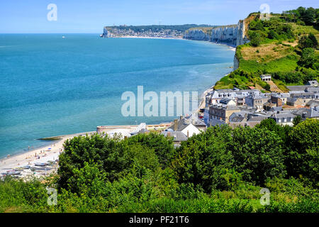 Catturato durante il mese di agosto 2018 in Yport, Francia Foto Stock