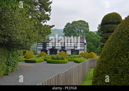 Plas Newydd House e giardini in Llangollen Foto Stock