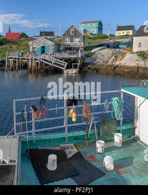 Porto di Peggy's Cove, Nova Scotia sulla luglio 16, 2018 Foto Stock