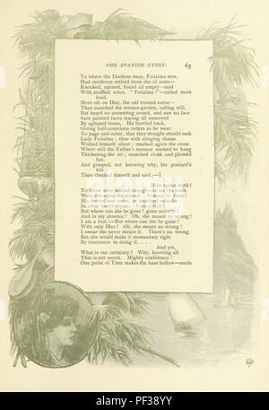 Immagine dalla pagina 263 di 'la completa opere poetiche di George Eliot. Edizione di famiglia. Completamente illustrato con legno nuovo-incisioni. Con bordo da J. D. Woodward' . Foto Stock