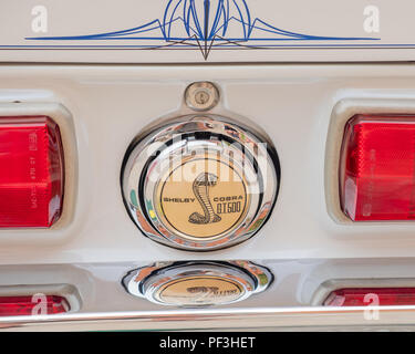 Tappo di gas da un 1967 Shelby Cobra GT500. Foto Stock