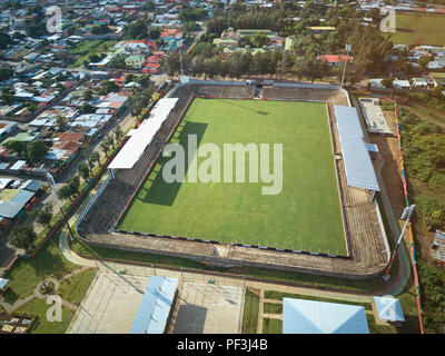 Piccolo stadio di calcio in città Diriamba Nicaragua Foto Stock