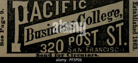 "Langley di San Francisco directory per l'anno decorrente .." (1880) Foto Stock