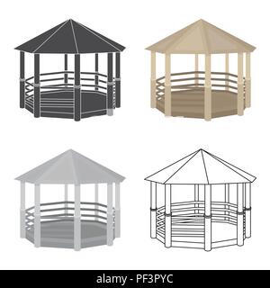 L'architettura,l'arte,cartoon,azienda,costruzione,currituck,design,giardino,gate,Gazebo,Gazebo,icona,immagine,isolato,vista isometrica,landscape,prato,tempo libero,logo ornamentali,,all'aperto,all'esterno,parco,pavilion,pergola,relax,tetto,shelter,segno,silhouette,struttura,l'estate,il simbolo,vettore,web,bianco,legno,cantiere, Vettori vettore , Illustrazione Vettoriale