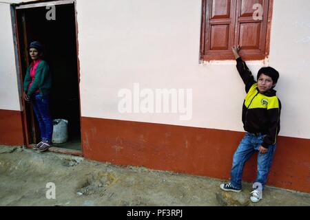 Feste Virgen del Carmen DE LA ZUNGA - Ecuador confine -San Ignacio- Dipartimento di Cajamarca .PERÙ Foto Stock