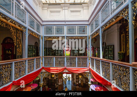 Baba Nyonya Museum, George Town, Penang, Malaysia. Foto Stock