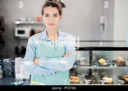 Fiducioso imprenditore femmina Foto Stock