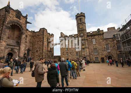 Scottish Museo Nazionale della Guerra nel Castello di Edimburgo, Scozia. Foto Stock