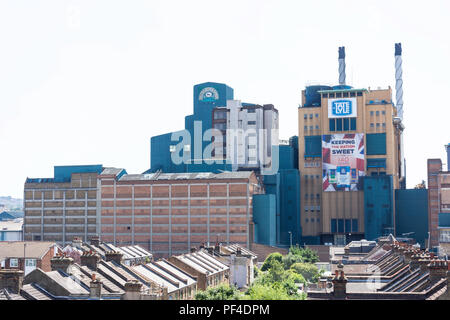 Tate & Lyle fabbrica di zucchero, Silvertown, London Borough of Newham, Greater London, England, Regno Unito Foto Stock